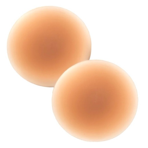 Seamless Nude Silicone Reusable Nipple Covers (Caramel Brown) - Picture 1 of 9